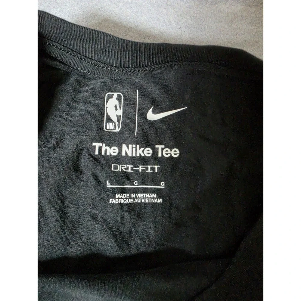 Nike NBA 75th Anniversary Pioneers T-Shirt Mens L Black Cooper Clifton Lloyd